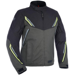 Bunda HINTERLAND DRY2DRY™, OXFORD ADVANCED (černá/šedá/žlutá fluo)