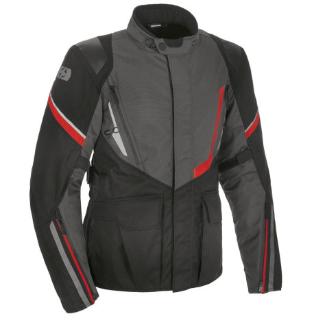 Bunda MONTREAL 4.0 DRY2DRY™, OXFORD (černá/šedá/červená)