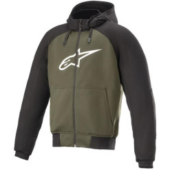 Bunda CHROME SPORT HOODIE, ALPINESTARS (zelená) 2023