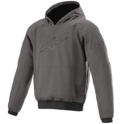 Bunda AGELESS HOODIE, ALPINESTARS (žíhaná šedá) 2023