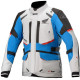 Bunda ANDES DRYSTAR HONDA kolekce, TECH-AIR 5 kompatibilní, ALPINESTARS (světle šedá/černá/modrá/červená) 2023