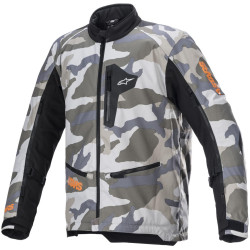 Bunda VENTURE XT, TECH-AIR 5 kompatibilní, ALPINESTARS (maskáčová/oranžová fluo) 2023
