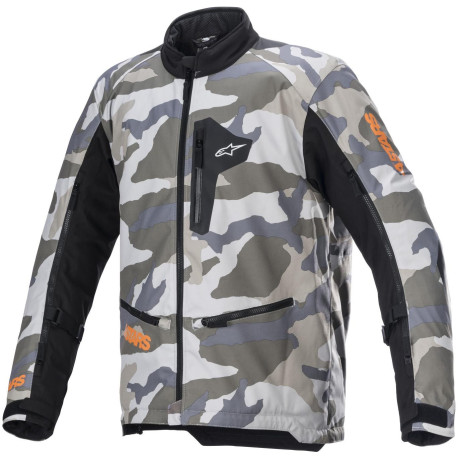 Bunda VENTURE XT, TECH-AIR 5 kompatibilní, ALPINESTARS (maskáčová/oranžová fluo) 2023