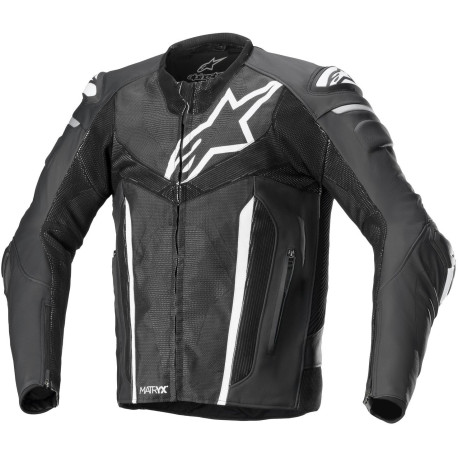 Bunda FUSION, ALPINESTARS (černá/bílá/metalická šedá) 2023