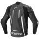 Bunda FUSION, ALPINESTARS (černá/bílá/metalická šedá) 2023