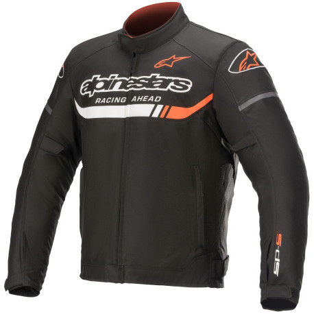 Bunda T-SP S IGNITION WATERPROOF, ALPINESTARS (černá/bílá/červená fluo) 2023