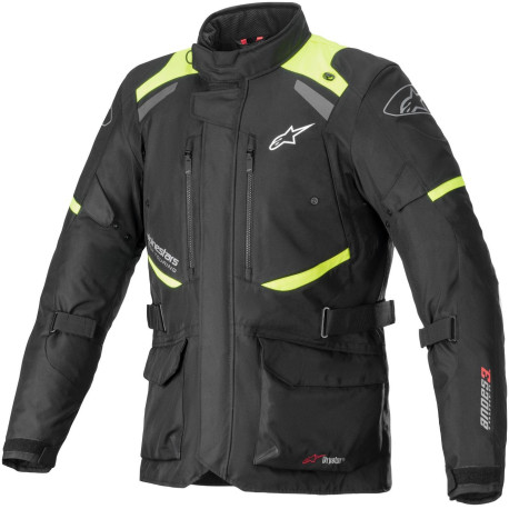 Bunda ANDES DRYSTAR, ALPINESTARS (černá/žlutá fluo) 2023