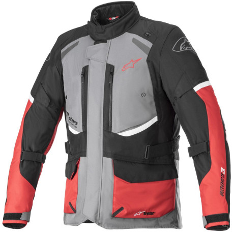 Bunda ANDES DRYSTAR, ALPINESTARS (šedá/černá/červená) 2023