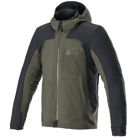 Bunda STRATOS 2 TECHSHELL DRYSTAR, ALPINESTARS (zelená/černá)