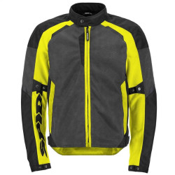 Bunda TEK NET, SPIDI (černá/šedá/žlutá fluo)