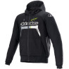 Bunda CHROME IGNITION HOODIE, ALPINESTARS (černá/žlutá fluo/šedá/bílá) 2023