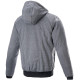 Bunda CHROME IGNITION HOODIE, ALPINESTARS (šedá/bílá/černá/červená) 2023