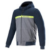 Bunda CHROME STREET HOODIE, ALPINESTARS (modrá/šedá/žlutá fluo) 2023