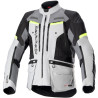 Bunda BOGOTA PRO DRYSTAR, ALPINESTARS (šedá/tmavě šedá/černá/žlutá fluo) 2023