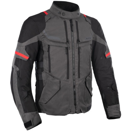 Bunda ROCKLAND DRY2DRY™, OXFORD ADVANCED (šedá/černá/červená)