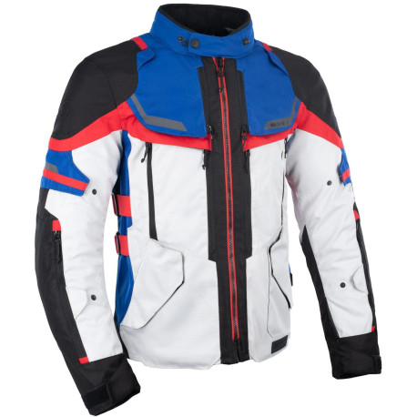 Bunda ROCKLAND DRY2DRY™, OXFORD ADVANCED (světle šedá/černá/modrá/červená)