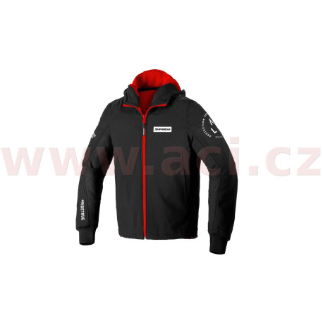 Mikina HOODIE ARMOR EVO, SPIDI (černá/červená)