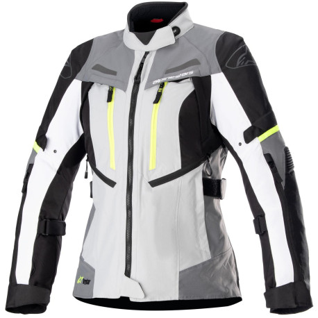 Bunda STELLA BOGOTA PRO DRYSTAR, ALPINESTARS, dámská (šedá/tmavě šedá/černá/žlutá fluo) 2023