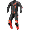 Jednodílná kombinéza FUSION, TECH-AIR kompatibilní, ALPINESTARS (černá/červená fluo) 2023