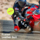 Jednodílná kombinéza FUSION, TECH-AIR kompatibilní, ALPINESTARS (černá/červená fluo) 2023