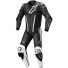 Jednodílná kombinéza FUSION, TECH-AIR kompatibilní, ALPINESTARS (černá/bílá) 2023