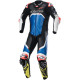 Jednodílná kombinéza GP TECH 4, TECH-AIR kompatibilní, ALPINESTARS (modrá/žlutá fluo/červená fluo/černá/bílá) 2023
