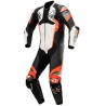 Jednodílná kombinéza ATEM 4, ALPINESTARS (bílá/černá/červená fluo/šedá) 2022