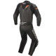 Jednodílná kombinéza GP FORCE CHASER, TECH-AIR 5 kompatibilní, ALPINESTARS (černá/červená fluo) 2023
