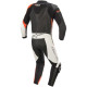 Jednodílná kombinéza GP FORCE PHANTOM, TECH-AIR 5 kompatibilní, ALPINESTARS (černá/bílá/červená fluo) 2023