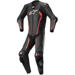 Jednodílná kombinéza MISSILE 2, TECH-AIR kompatibilní, ALPINESTARS (černá/červená fluo) 2023