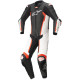 Jednodílná kombinéza MISSILE 2, TECH-AIR kompatibilní, ALPINESTARS (černá/bílá/červená fluo) 2023