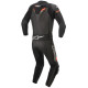 Dvoudílná kombinéza GP FORCE CHASER, TECH-AIR 5 kompatibilní, ALPINESTARS (černá/červená fluo) 2023