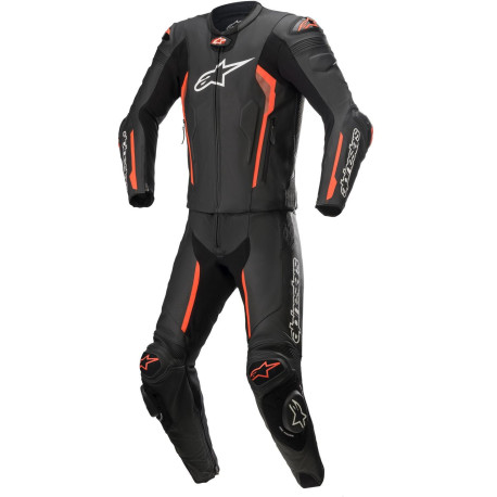 Dvoudílná kombinéza MISSILE 2, TECH-AIR kompatibilní, ALPINESTARS (černá/červená fluo) 2023