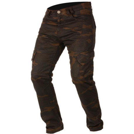 Kalhoty CAMINO, AYRTON (hnědé camo/seprané)