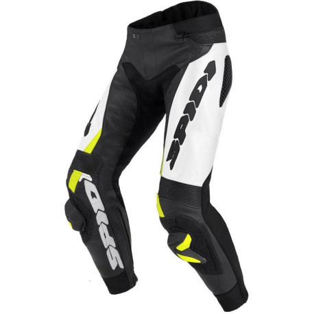 Kalhoty RR PRO WARRIOR, SPIDI (černé/bílé/žluté fluo)