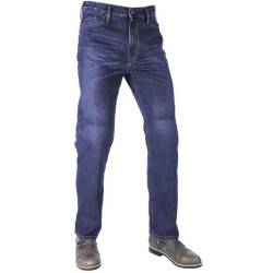 ZKRÁCENÉ kalhoty Original Approved Jeans volný střih, OXFORD, pánské (sepraná modrá)