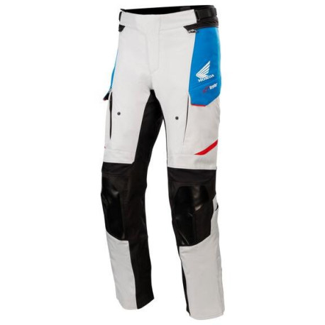 Kalhoty ANDES DRYSTAR HONDA kolekce, ALPINESTARS (světle šedá/černá/modrá/červená) 2023