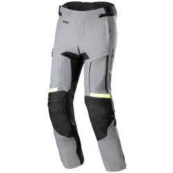 Kalhoty BOGOTA PRO DRYSTAR 3 SEASON, ALPINESTARS (šedá/tmavě šedá/černá/žlutá fluo, trojsezonní provedení) 2023