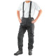 Kalhoty Kodra Strap, ROLEFF, pánské (černé, odnímatelné kšandy)