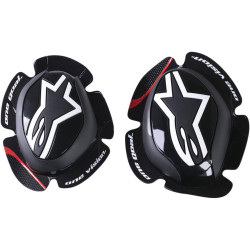 Slidery GP PRO DYNAMICS, ALPINESTARS (černé/bílé/červené, pár) 2023
