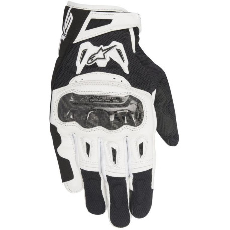 Rukavice SMX-2 AIR CARBON, ALPINESTARS (černé/bílé) 2023