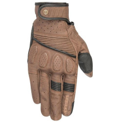 Rukavice CRAZY EIGHT OSCAR, ALPINESTARS (černé/hnědé) 2023