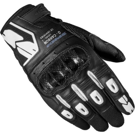 Rukavice G-CARBON, SPIDI (černé/bílé)