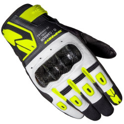 Rukavice G-CARBON, SPIDI (bílé/černé/žluté fluo)