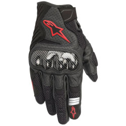 Rukavice SMX-1 AIR 2, ALPINESTARS (černé/červené fluo) 2026