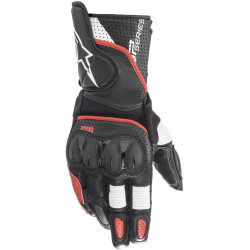 Rukavice SP-2, ALPINESTARS (černá/bílá/červená) 2025