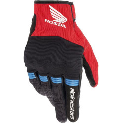 Rukavice COPPER HONDA kolekce, ALPINESTARS (černá/červená/modrá) 2023