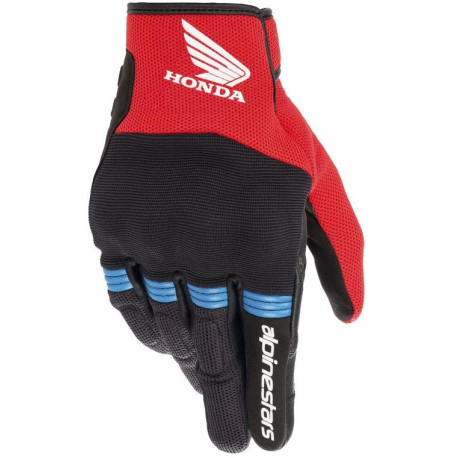 Rukavice COPPER HONDA kolekce, ALPINESTARS (černá/červená/modrá) 2023