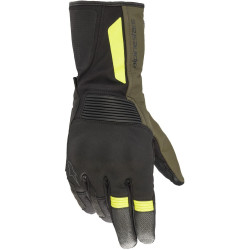 Rukavice DENALI AEROGEL DRYSTAR, ALPINESTARS (černá/zelená/žlutá fluo)