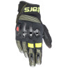 Rukavice HALO, ALPINESTARS (černá/zelená/žlutá fluo) 2023